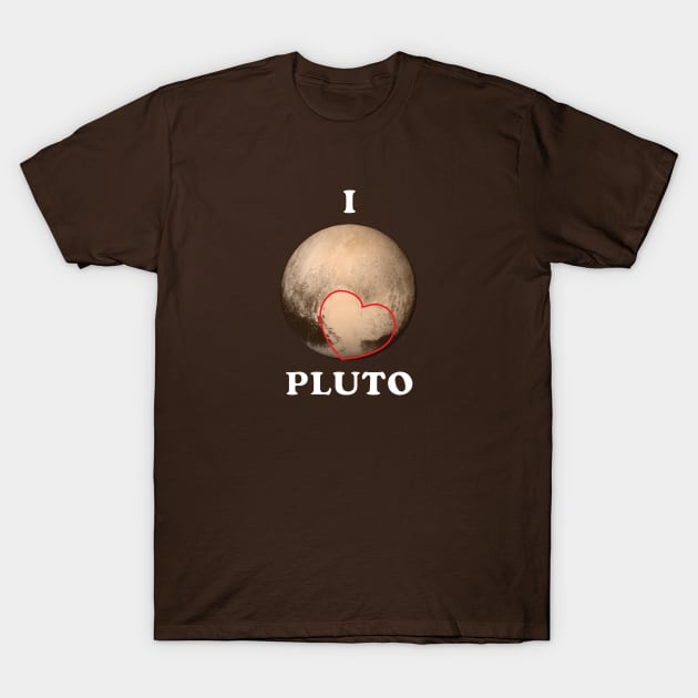I Heart Pluto T-Shirt by dtummine